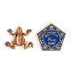 Harry Potter Chocolate Frog Pin + Christmas ball