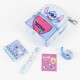 Disney Stitch Stationery mini backpack set