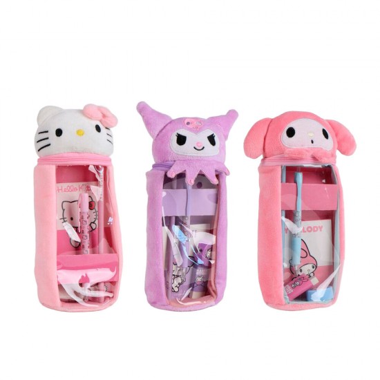 Disney Hello Kitty assorted plush pencil case 6 Τεμ.