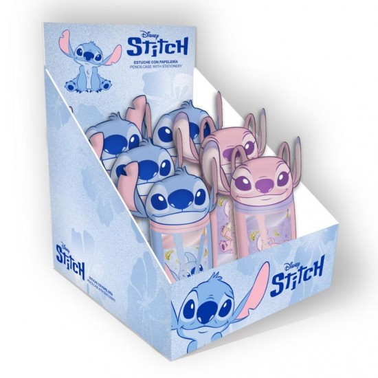 Disney Stitch assorted plush pencil case 6 Τεμ.