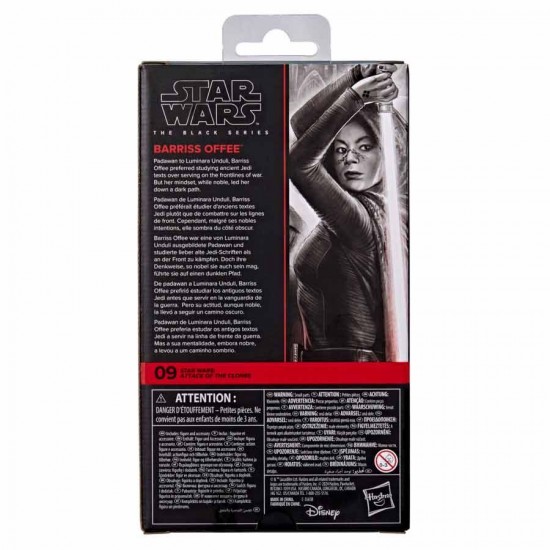 Star Wars Attack of the Clones Barriss Offee figure 15cm