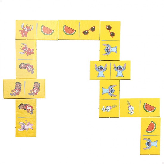 Disney Stitch domino game 12 Τεμ.