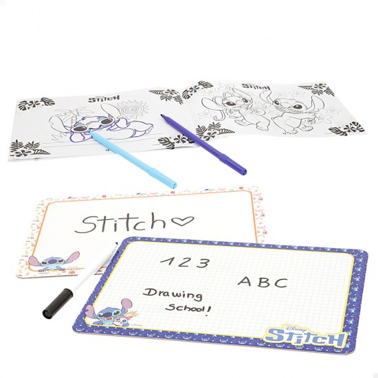Disney Stitch drawing school 12 Τεμ.