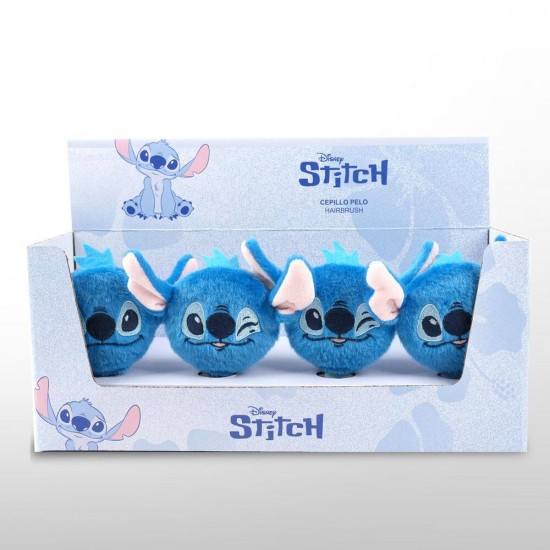 Disney Stitch assorted hair brush 12 Τεμ.