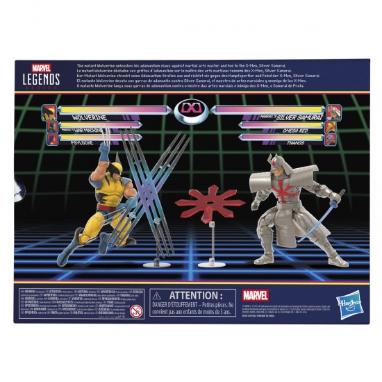 Marvel Legends Wolverine & Silver Samurai Gameverse pack 2 figures 15cm