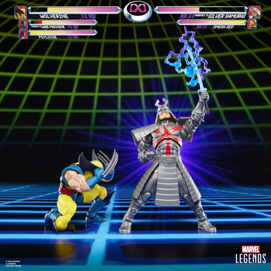 Marvel Legends Wolverine & Silver Samurai Gameverse pack 2 figures 15cm