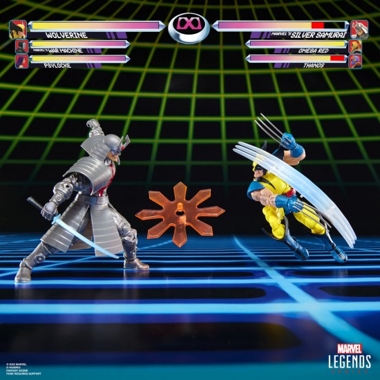 Marvel Legends Wolverine & Silver Samurai Gameverse pack 2 figures 15cm