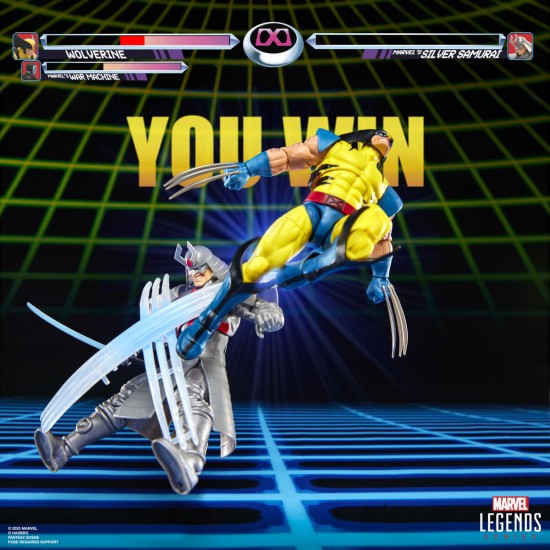 Marvel Legends Wolverine & Silver Samurai Gameverse pack 2 figures 15cm