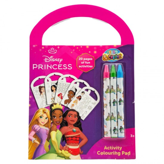 Disney Princess assorted Activity and colouring set 12 Τεμ.