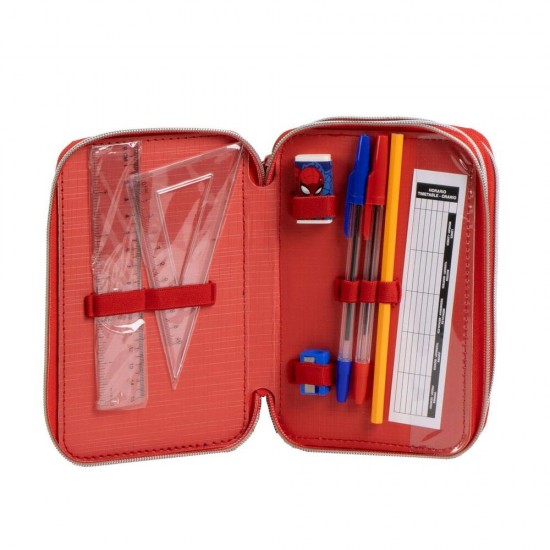 Marvel Spiderman triple pencil case