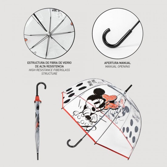 Disney Minnie manual umbrella 60cm 4 Τεμ.