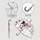 Disney Minnie manual umbrella 60cm 4 Τεμ.