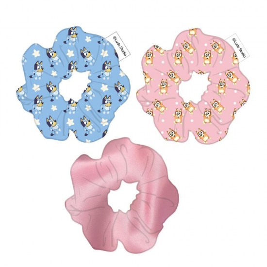 Bluey Set 3 hair scrunchie 8 Τεμ.