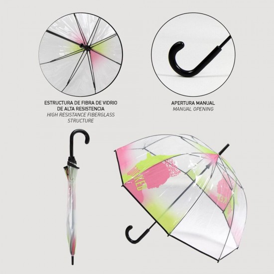 Wicked manual umbrella 4 Τεμ.