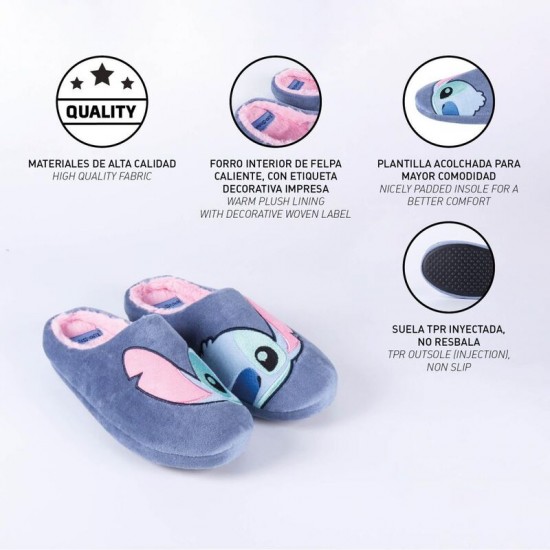 Disney Stitch adult slippers 12 Τεμ.