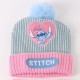 Disney Stitch winter set snood hat gloves