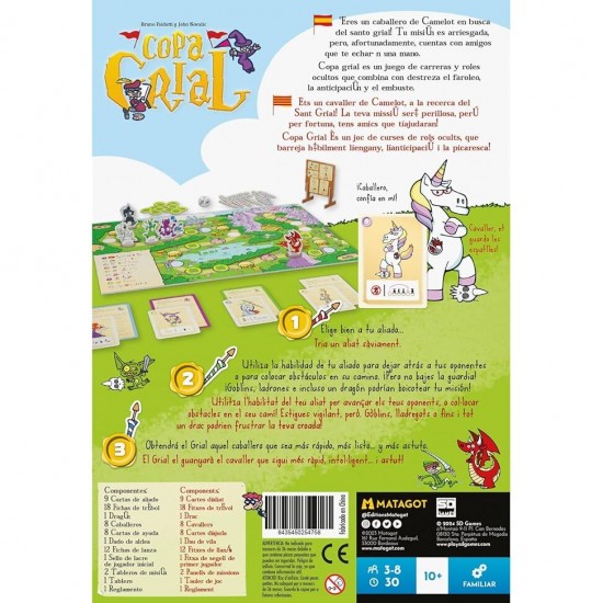 Spanish Copa Grial board game