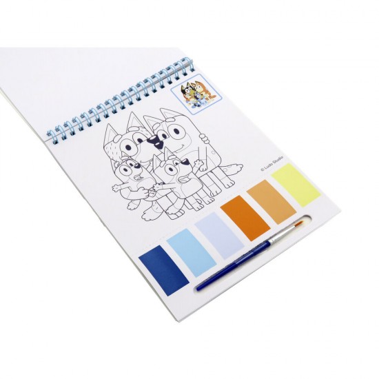Bluey Watercolour colouring book 24 Τεμ.