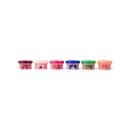 Disney Princess pack 6 mini pots of modelling clay 6 Τεμ.