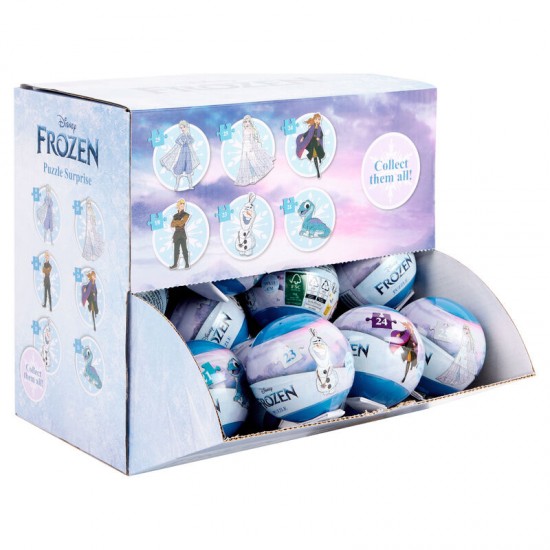 Disney Frozen assorted Surprise ball puzzle 24 Τεμ.