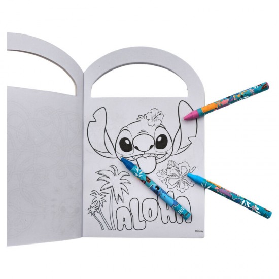 Disney Stitch assorted Activity and colouring set 12 Τεμ.