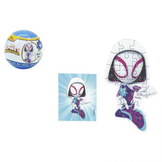 Marvel Spiderman assorted Surprise ball puzzle 24 Τεμ.