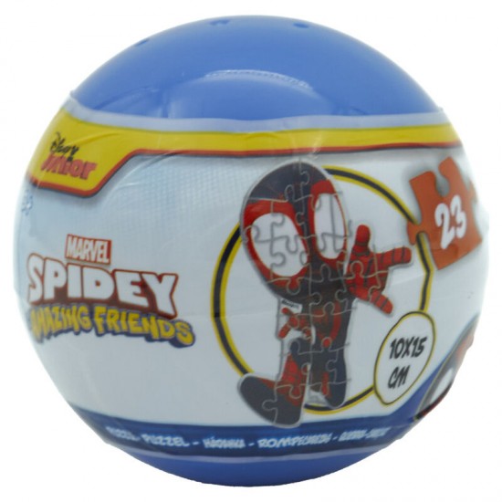 Marvel Spiderman assorted Surprise ball puzzle 24 Τεμ.
