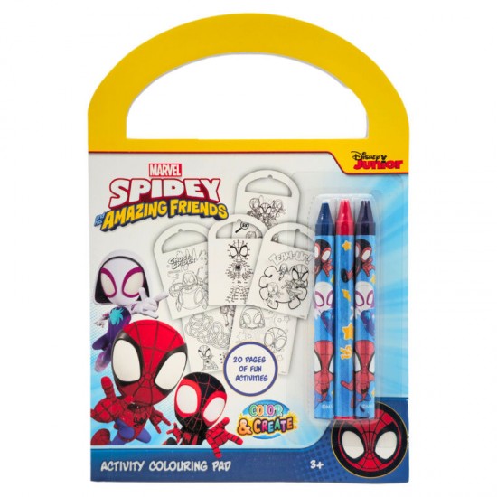 Marvel Spiderman assorted Activity and colouring set 12 Τεμ.