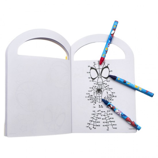 Marvel Spiderman assorted Activity and colouring set 12 Τεμ.