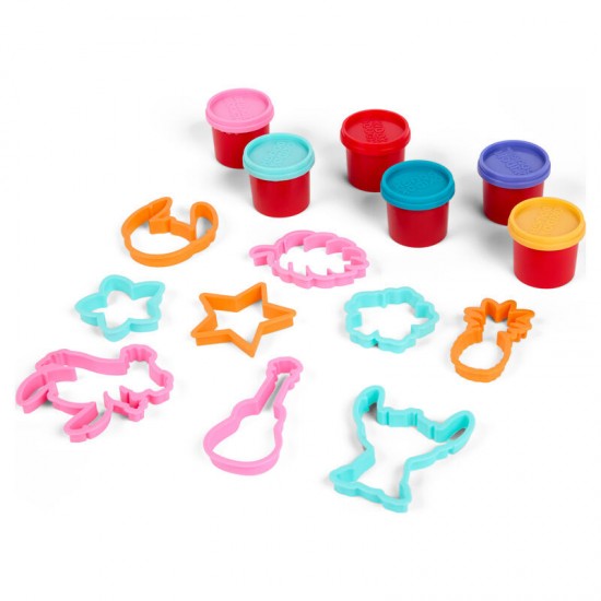 Disney Stitch assorted pack of 6 mini pots of modelling clay + moulds 6 Τεμ.