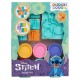 Disney Stitch assorted pack of 6 mini pots of modelling clay + moulds 6 Τεμ.