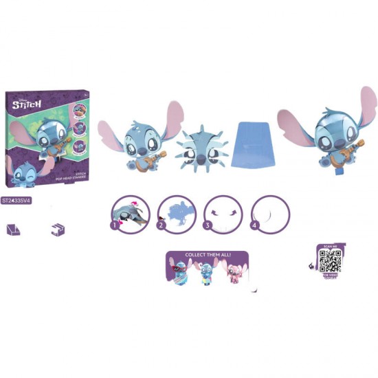 Disney Stitch assorted 3D figure 20cm 12 Τεμ.