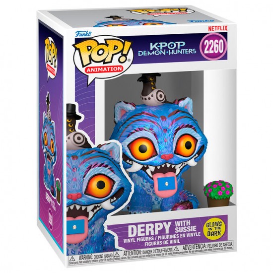 POP figure Kpop Demon Hunters Derpy with Sussie Glow