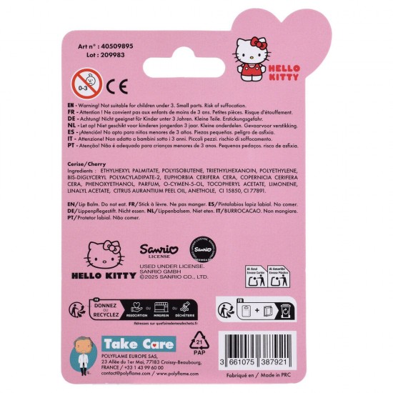 Hello Kitty Protective lip balm 12 Τεμ.