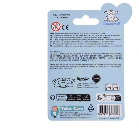 Hello Kitty Cinnamoroll Protective lip balm 12 Τεμ.