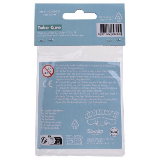 Hello Kitty Cinnamoroll pack 2 hair ties 12 Τεμ.