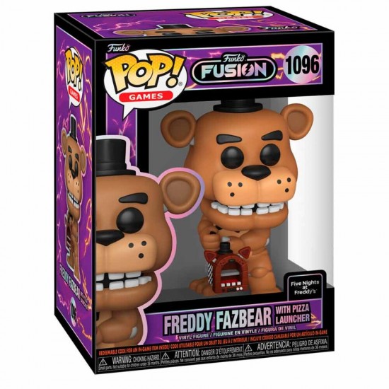 POP figure Funko Fusion Five Nights at Freddys Freddy Fazbear with Pizza Launcher 5 + 1 Chase 6 Τεμ.