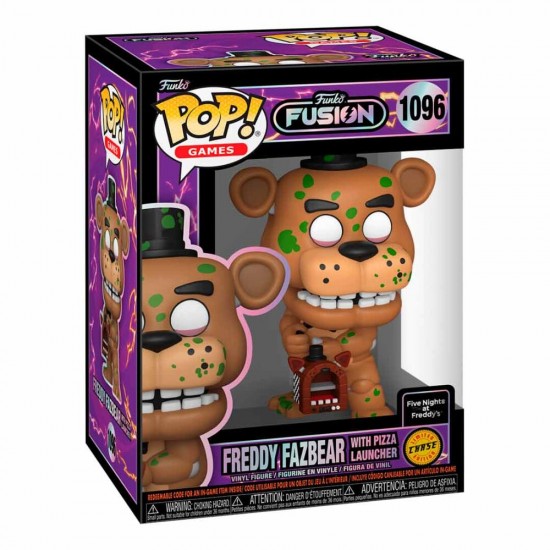 POP figure Funko Fusion Five Nights at Freddys Freddy Fazbear with Pizza Launcher 5 + 1 Chase 6 Τεμ.
