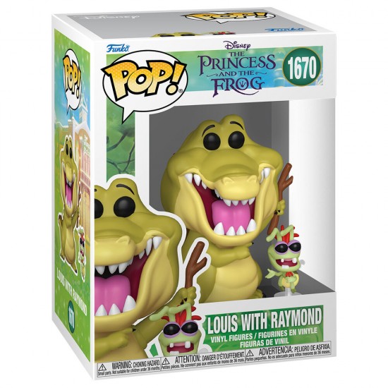 POP figure Disney Tiana y el Sapo Louis with Raymond