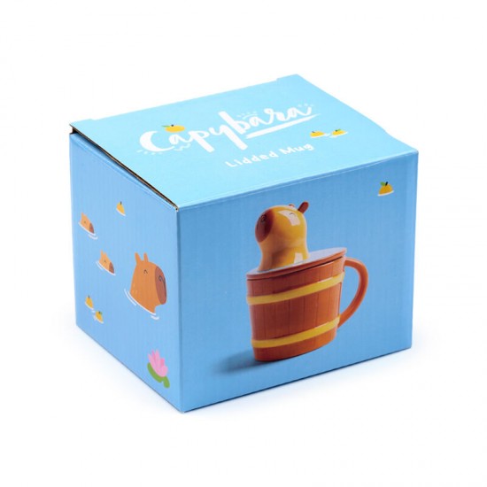 Capybara Mug With lid