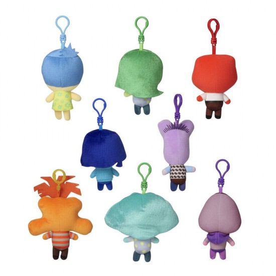 Disney Pixar Inside Out assorted plush keychain 24 Τεμ.