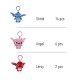 Disney Stitch assorted plush keychain 24 Τεμ.