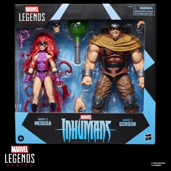 Marvel Legends Series Inhumans Medusa & Gorgon pack 2 figures