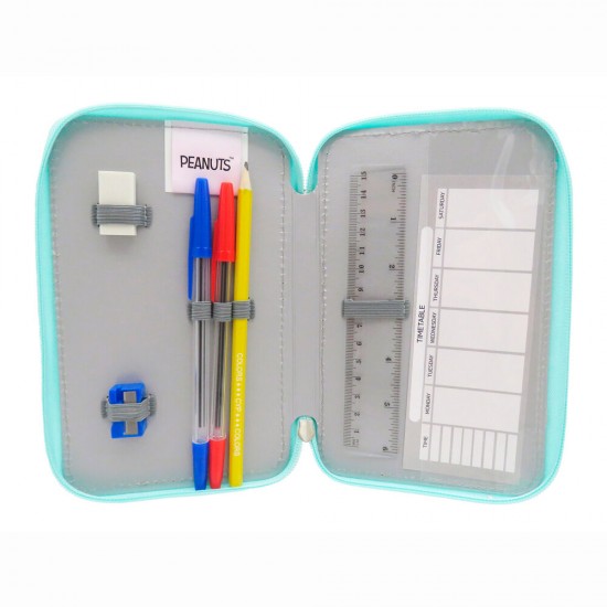 Peanuts Snoopy triple pencil case