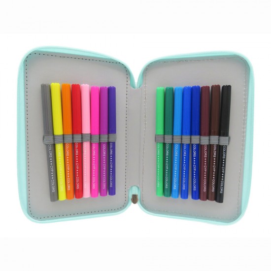 Peanuts Snoopy triple pencil case