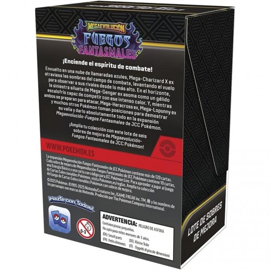 American Pokemon Phantasmal Flames Booster Bundle Collectible Card game latin