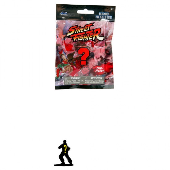 Street Fighter assorted about surprise metalfigs figure 4cm 24 Τεμ.