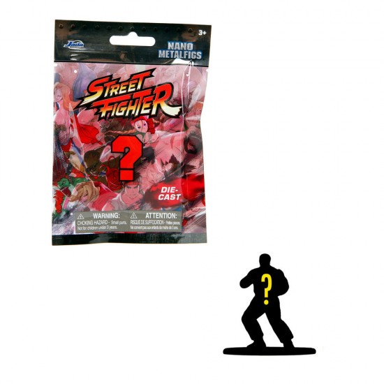 Street Fighter assorted about surprise metalfigs figure 4cm 24 Τεμ.