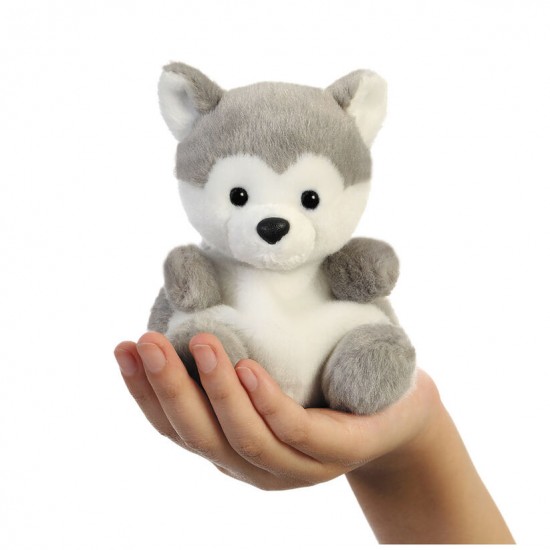 Palm Pals Husky plush toy 13cm