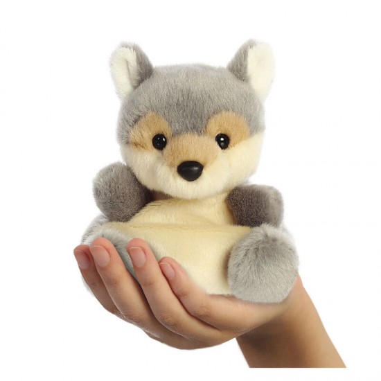 Palm Pals Wolf plush toy 13cm